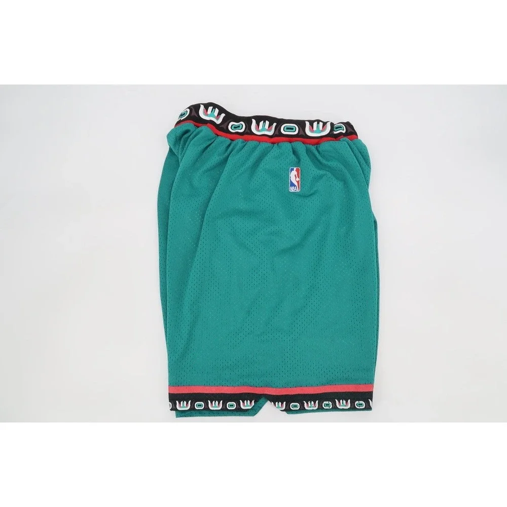 Adidas Memphis Grizzlies NBA Shorts Mens Large Teal‎ Swingman Basketball